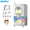 Gongly lce Cream Maker for Commercial Use,ltalian Hard lce Cream Making Machine,Desktop gelato ice cream maker,11L/hours,110V,60HZ,1300W,Single Flavor CountertopHard Serve lce Cream Maker.