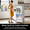 Gongly Commercial Desktop Hard ice Cream Machine, Counter top Hard ice Cream Maker, Gelato Ice Cream Machine, Snack Food Machine for Restaurant, Snack Bar, Ice Cream Shop